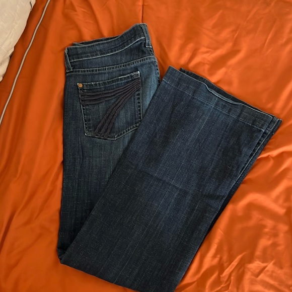 7 For All Mankind dark wash Jean - Picture 1 of 1
